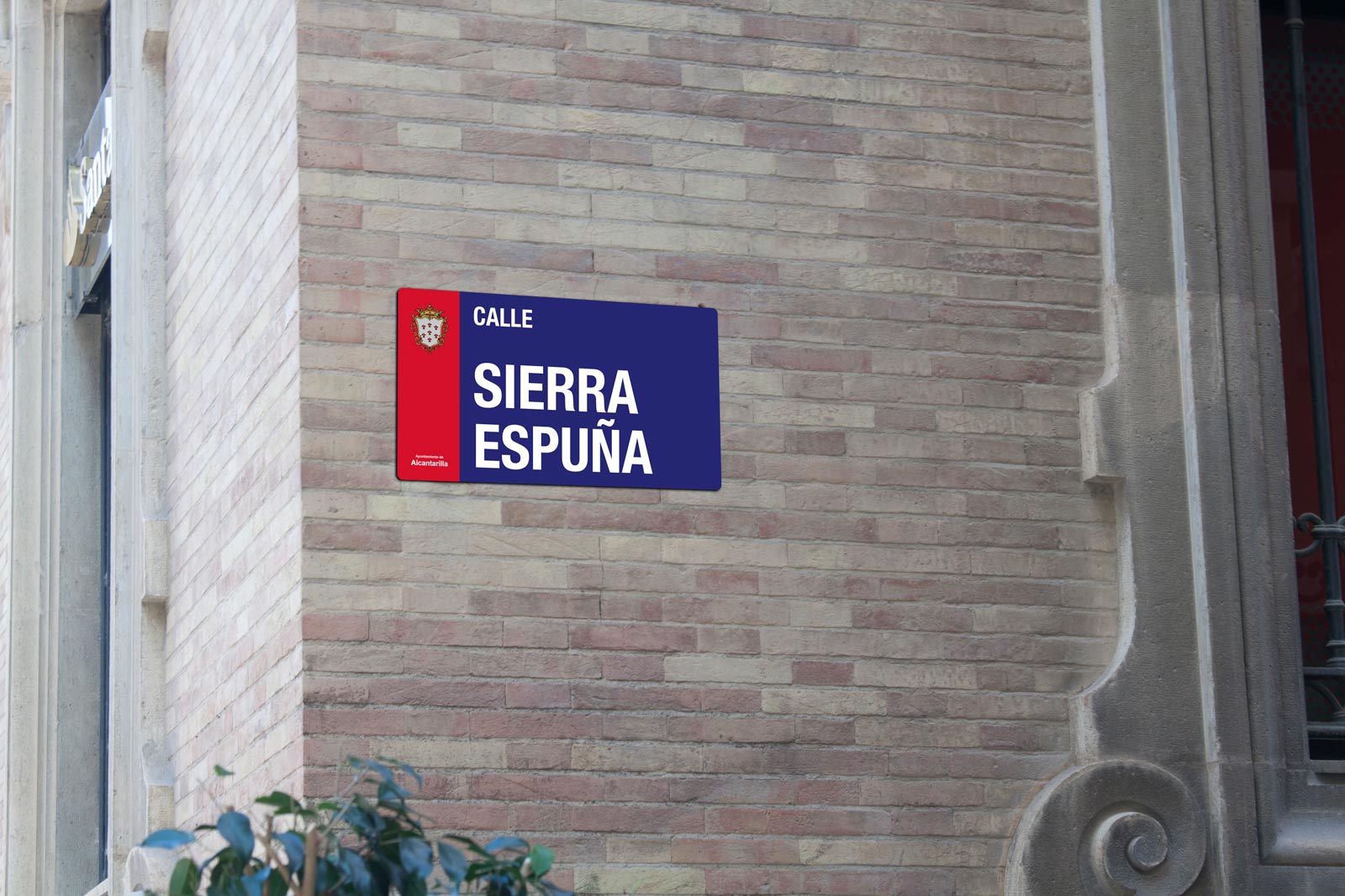 Placa calle Ayuntamiento de Alcantarilla