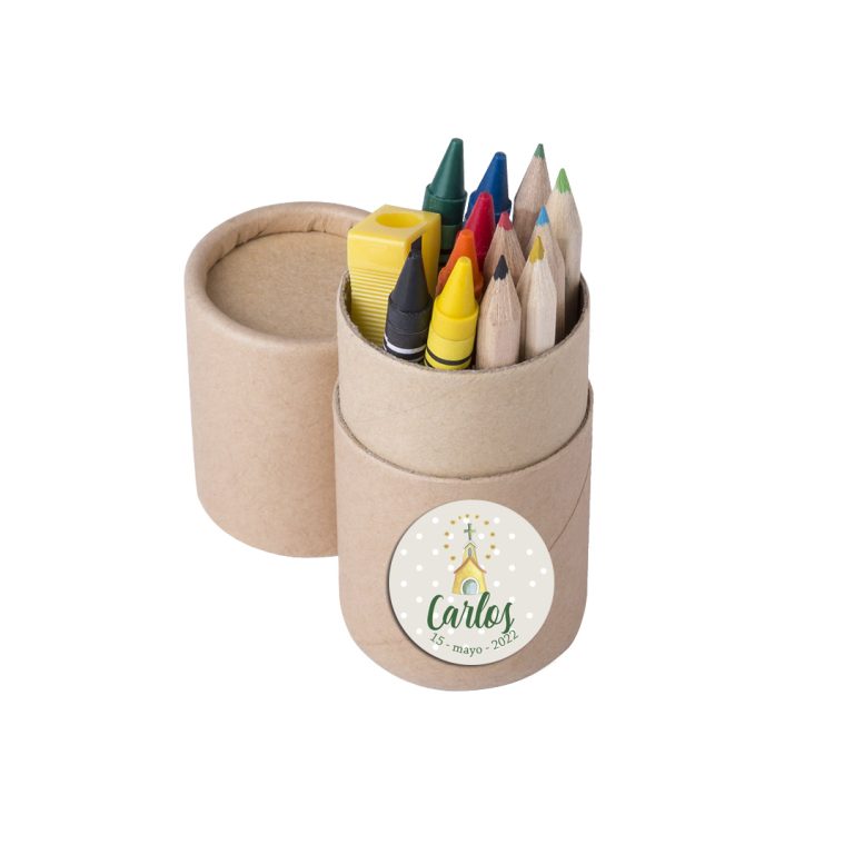 CAJA CERAS COLOR CILINDRO 430112