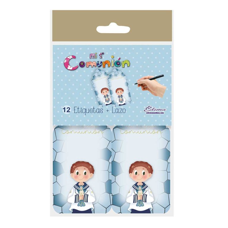 Pack Bolsa 12 Etiquetas + LAZO 410975