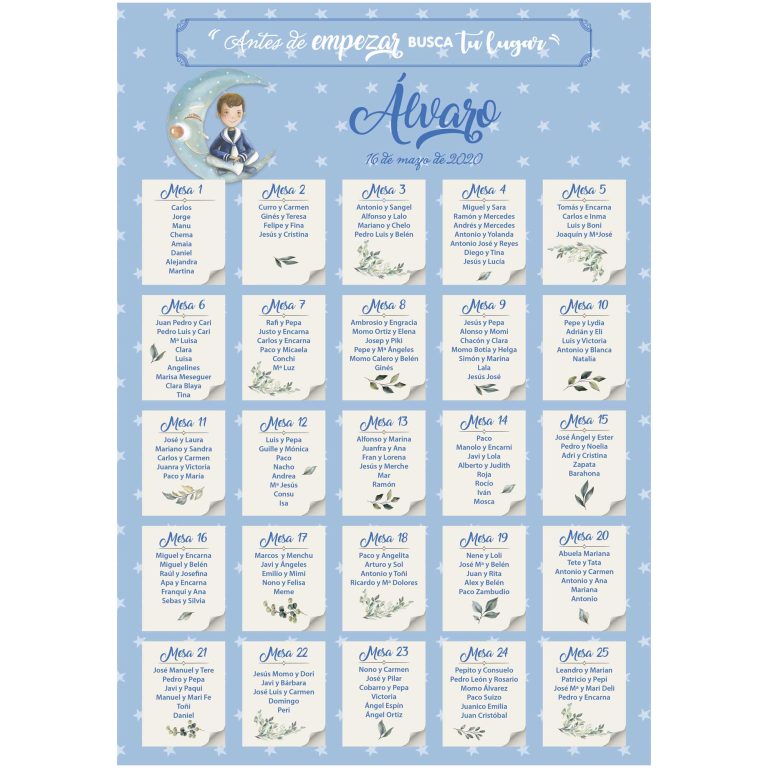 Print Foam 50x70 "Bienvenidos - Seating" 695031