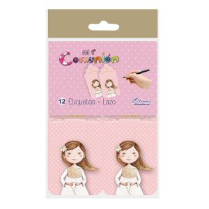 Pack Bolsa 12 Etiquetas + LAZO 410842