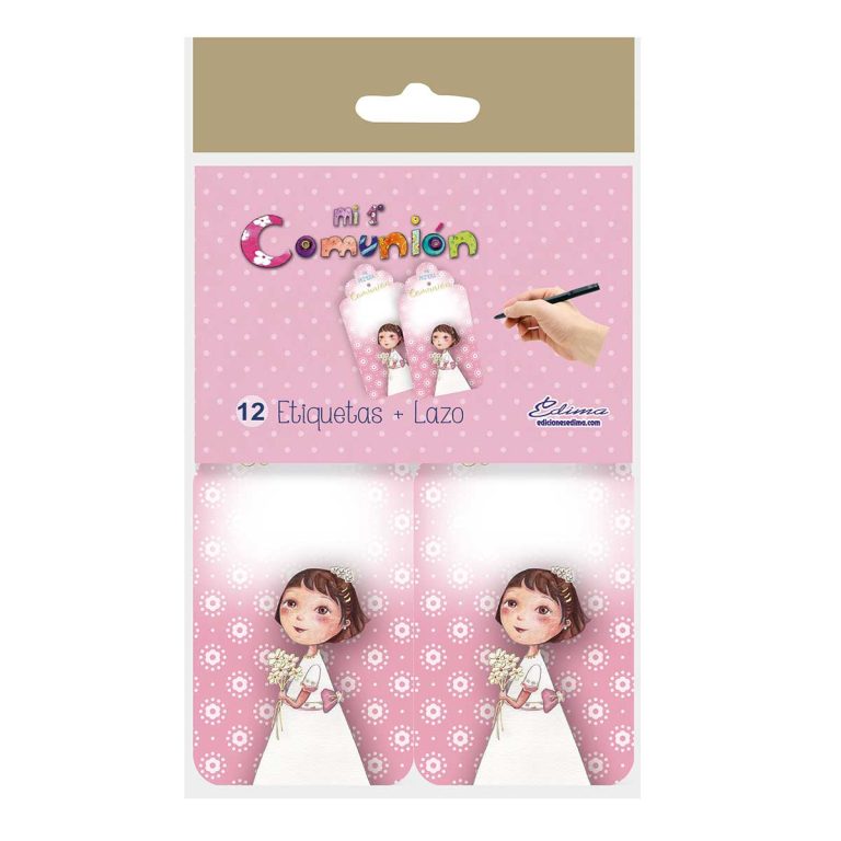 Pack Bolsa 12 Etiquetas + LAZO 410844