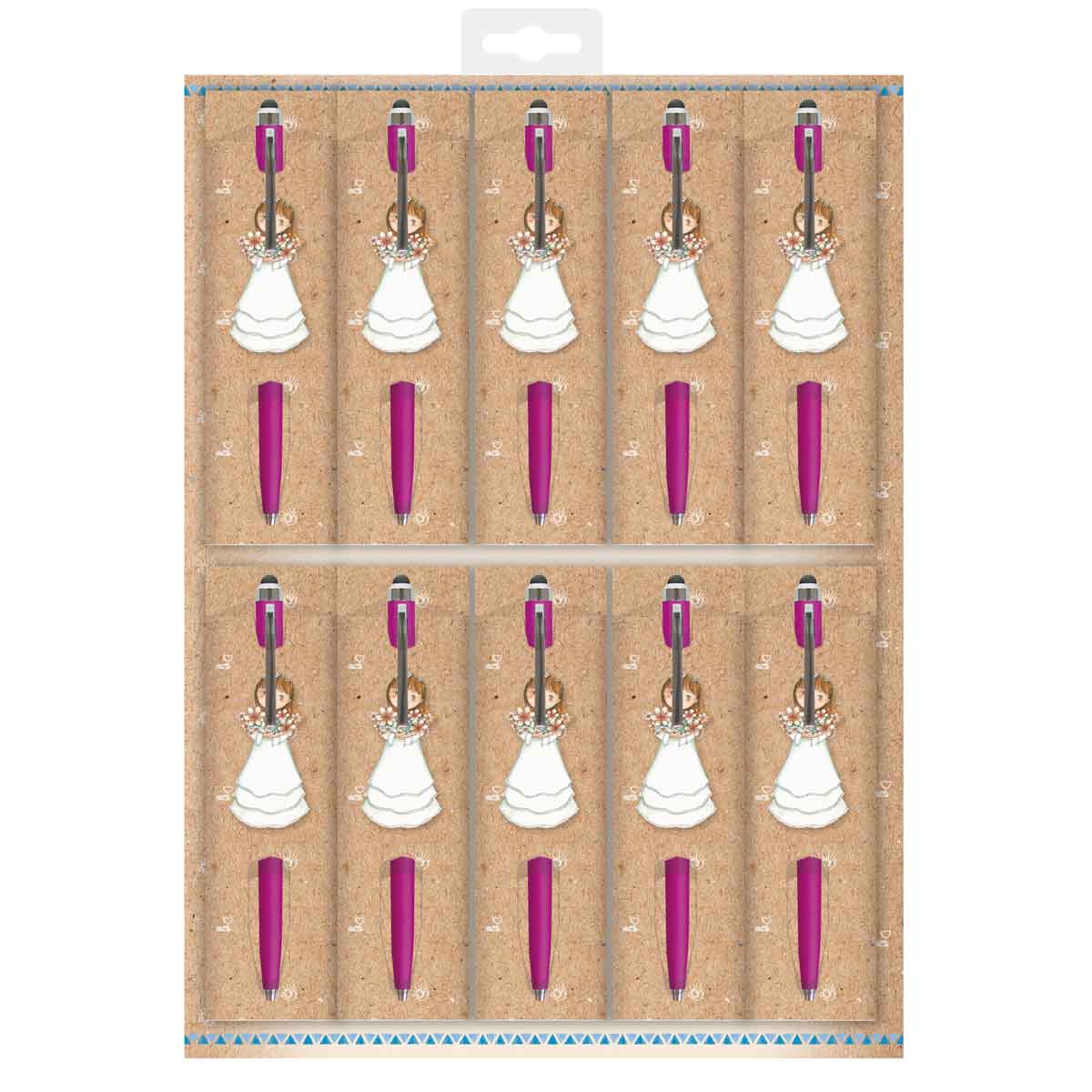 Pack 10 Bolígrafos + Funda