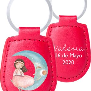 Llavero Polipiel Rojo