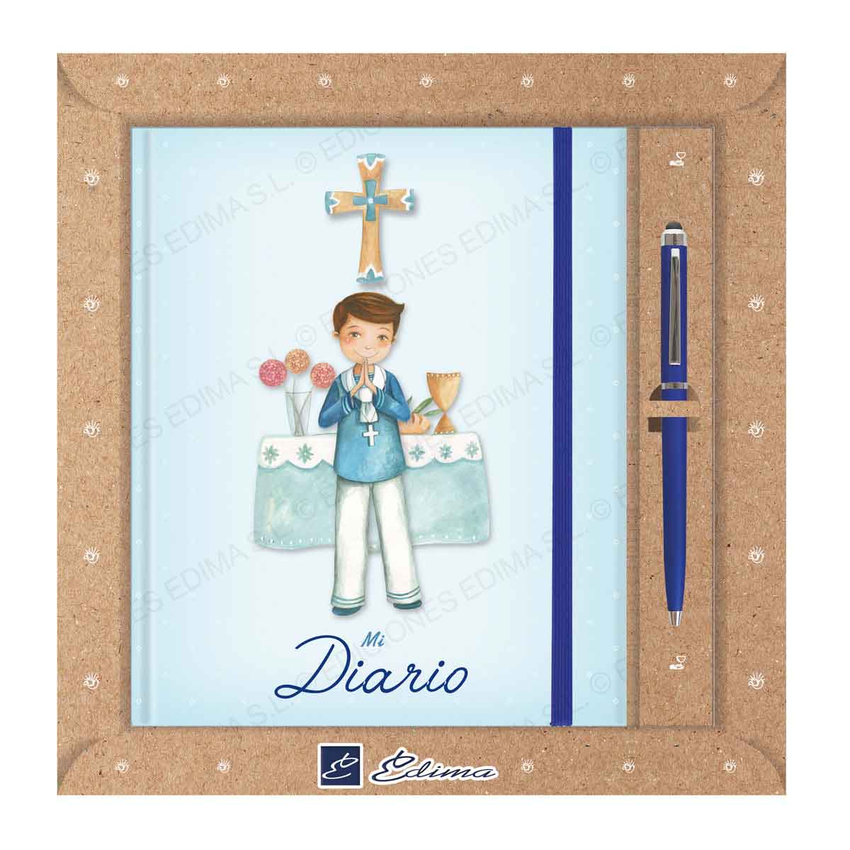Diario Comunión + Bolígrafo Touch