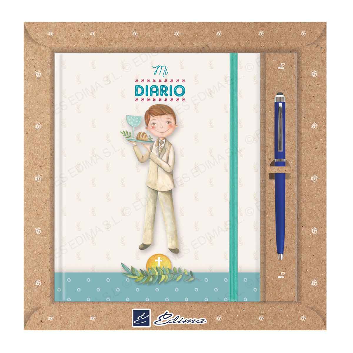 Diario Comunión + Bolígrafo Touch