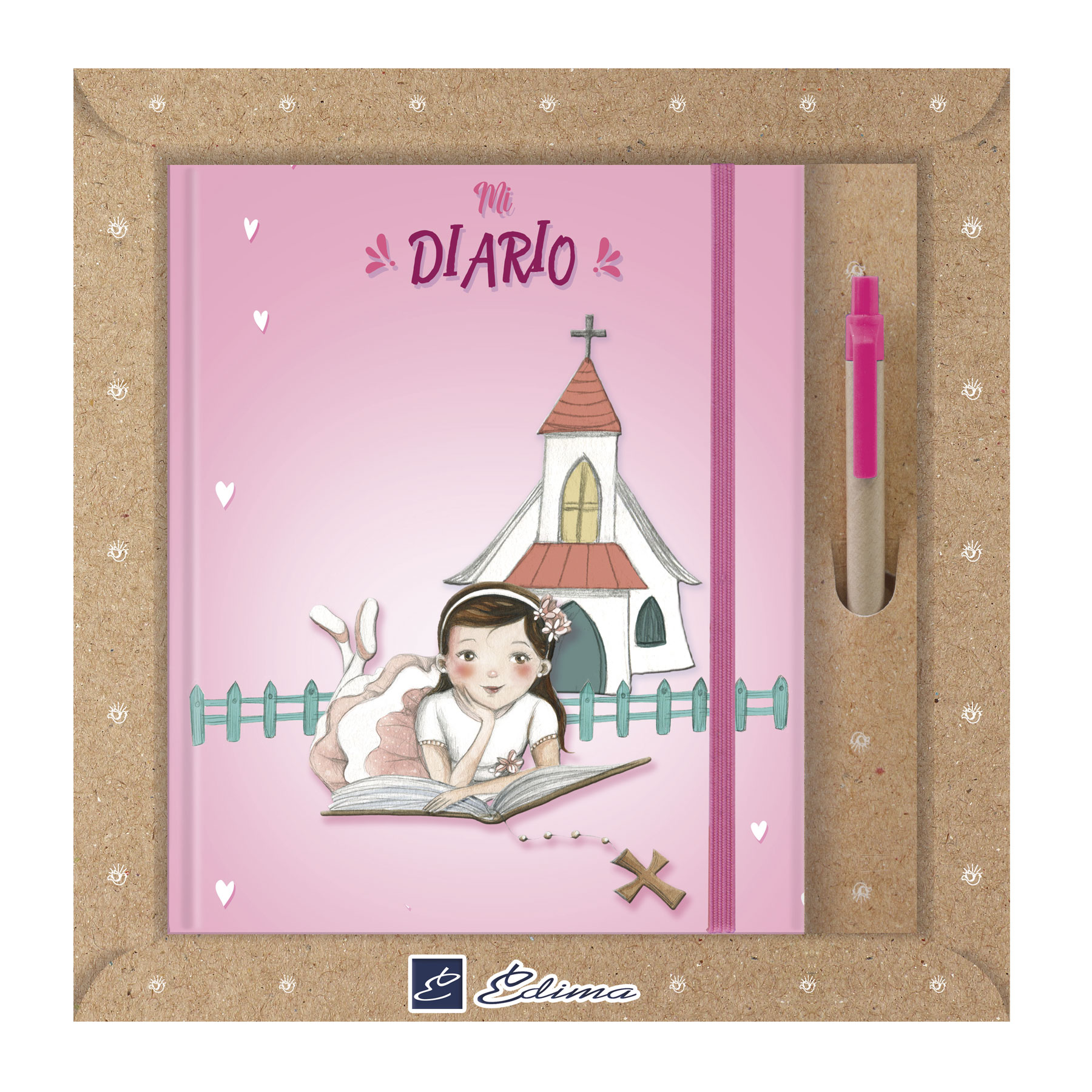 Diario Comunión + Bolígrafo Touch