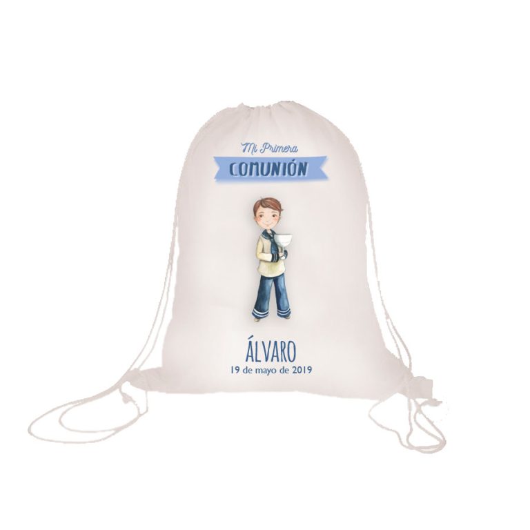 Mochila Blanca Especial Sublimación