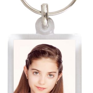Llavero Transparente Foto 2 caras