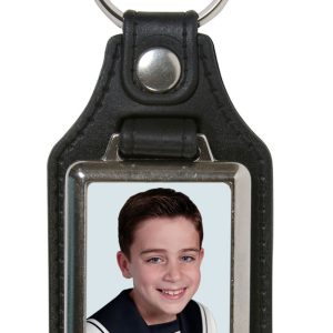 Llavero Metálico+Polipiel Foto