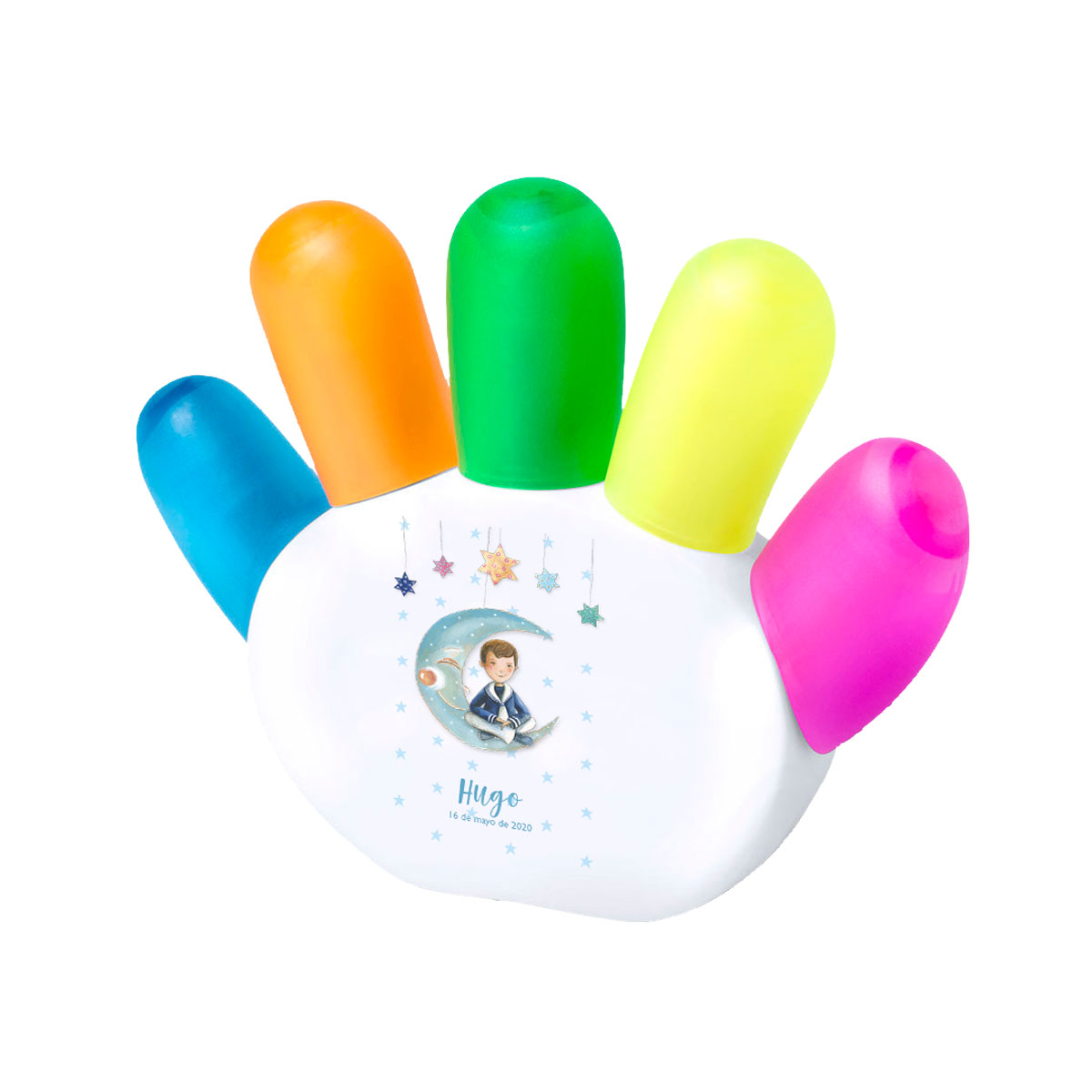 Marcador Fluorescente 5 colores MANO