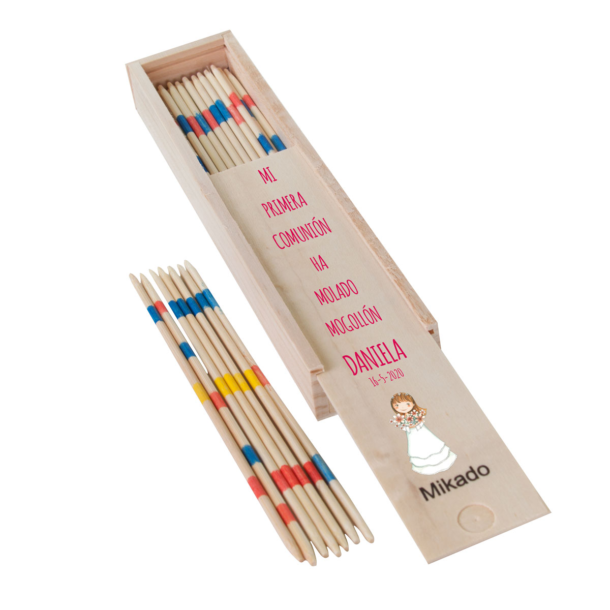 Juego Mikado Estuche Madera